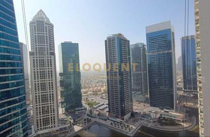 شقة - غرفة نوم - 2 حمامات للايجار في خور الجميرا 1 - أبراج خور الجميرا - (JLT) مجمع X - أبراج بحيرات الجميرا - دبي