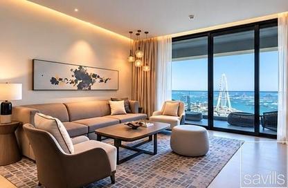 Apartment - 3 - 4 for rent in Jumeirah Gate Tower 2 - The Address Jumeirah Resort and Spa - Jumeirah Beach Residence - Dubai