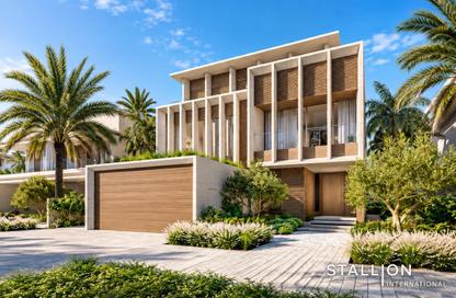 Villa - 5 - 7 for sale in Beach Collection Frond K - Beach Collection - Palm Jebel Ali - Dubai