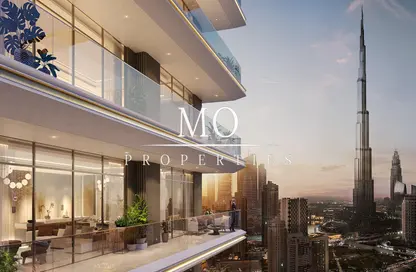 شقة - 2 غرف نوم - 6 حمامات للبيع في سانت ريجس ريذيدنس فاينانشيال سنتر رود - وسط مدينة دبي - دبي