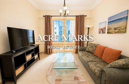 Apartment - 1 Bedroom - 2 Bathrooms for rent in Manchester Tower - Dubai Marina - Dubai