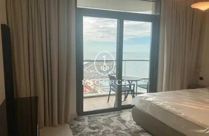 شقة - غرفة نوم - 1 حمام للايجار في برج Marina Vista 1 - مارينا فيستا - إعمار بيتشفرونت - دبي هاربور - دبي