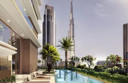 شقة - غرفة نوم - 2 حمامات للبيع في اكسكوزيت ليفينج ريزيدنسز - برج خليفة - وسط مدينة دبي - دبي