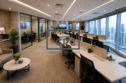 Office Space - Studio - 1 Bathroom for rent in Al Salam Tower - Dubai Media City - Dubai