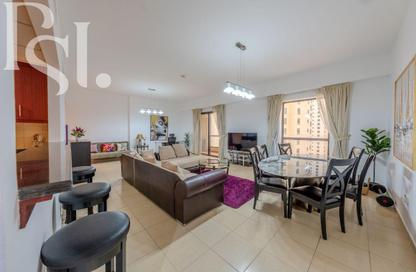 Apartment - 1 Bedroom - 2 Bathrooms for rent in Rimal 2 - Rimal - Jumeirah Beach Residence - Dubai