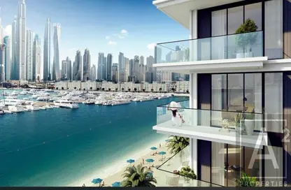 شقة - 2 غرف نوم - 2 حمامات للايجار في قصر الشاطئ - إعمار بيتشفرونت - دبي هاربور - دبي