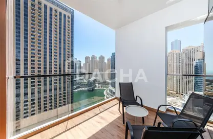 Apartment - 1 Bedroom - 2 Bathrooms for rent in Dubai Marina Moon Tower - Dubai Marina - Dubai