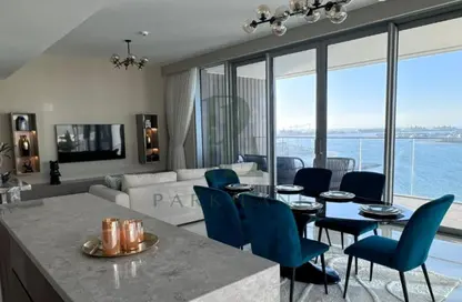 Apartment - 3 Bedrooms - 3 Bathrooms for rent in Beach Isle Tower 2 - Beach Isle - EMAAR Beachfront - Dubai Harbour - Dubai