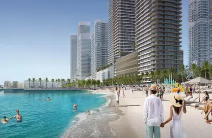 Apartment - 1 Bedroom - 1 Bathroom for sale in Seapoint Tower 2 - Seapoint - EMAAR Beachfront - Dubai Harbour - Dubai