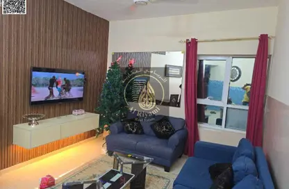 Apartment - 1 Bedroom - 2 Bathrooms for rent in Orient Tower 1 - Orient Towers - Al Bustan - Ajman