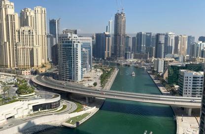 شقة - غرفة نوم - 1 حمام للايجار في 5242 تاور 1 - 5242 - دبي مارينا - دبي