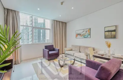 Apartment - 1 Bedroom - 2 Bathrooms for rent in Damac Maison Cour Jardin - Business Bay - Dubai