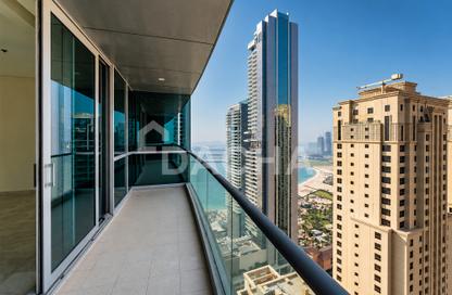 Apartment - 2 Bedrooms - 3 Bathrooms for rent in Al Fattan Marine Tower - Al Fattan Marine Towers - Jumeirah Beach Residence - Dubai