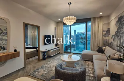 شقة - غرفة نوم - 1 حمام للايجار في بنينسولا ثري - بنينسولا - الخليج التجاري - دبي