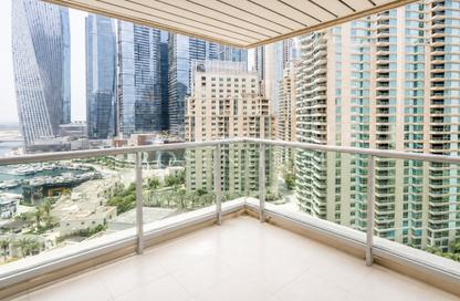 Apartment - 1 Bedroom - 2 Bathrooms for rent in Al Mesk Tower - Dubai Marina Towers - Dubai Marina - Dubai