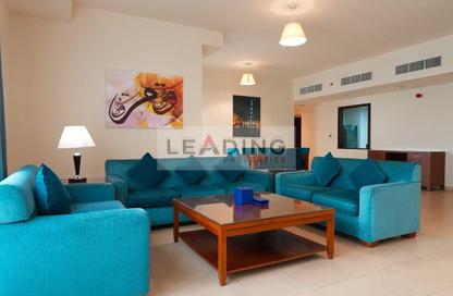 Apartment - 3 Bedrooms - 3 Bathrooms for rent in Roda Amwaj Suites - Amwaj - Jumeirah Beach Residence - Dubai