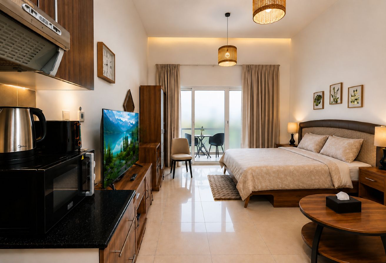 Affordable Living | Studio Rent in Al Reef Villas