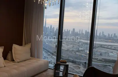 شقة - غرفة نوم - 1 حمام للايجار في برج The Crest B - ذا كريست - صبحا هارتلاند - مدينة الشيخ محمد بن راشد - دبي