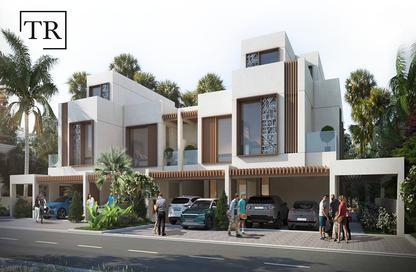Townhouse - 4 - 3 for sale in Marbella - Damac Lagoons - Dubai