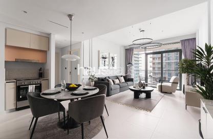 شقة - غرفة نوم - 1 حمام للايجار في برج Marina Vista 2 - مارينا فيستا - إعمار بيتشفرونت - دبي هاربور - دبي