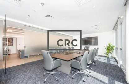 Office Space - Studio - 1 Bathroom for rent in Marina Plaza - Dubai Marina - Dubai
