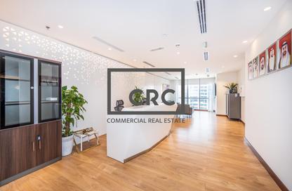 Office Space - Studio - 1 Bathroom for rent in Marina Plaza - Dubai Marina - Dubai