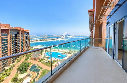 Apartment - 1 - 2 for rent in Sapphire - Tiara Residences - Palm Jumeirah - Dubai