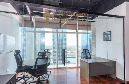 Office Space - Studio - 2 Bathrooms for rent in Park Lane Tower - Business Bay - Dubai