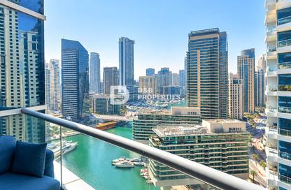Apartment - 1 - 2 for rent in Bay Central Tower Central - Bay Central - Dubai Marina - Dubai