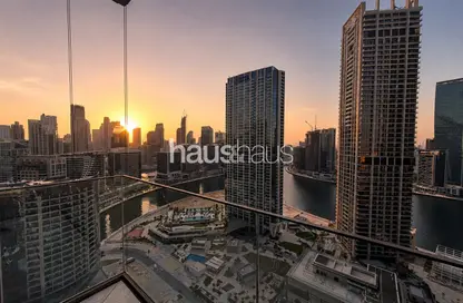 Apartment - 1 Bathroom for sale in Peninsula Two - Peninsula - Business Bay - Dubai