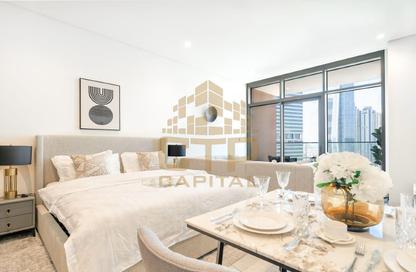 Apartment - Studio - 1 Bathroom for rent in Peninsula Five - Peninsula - Business Bay - Dubai