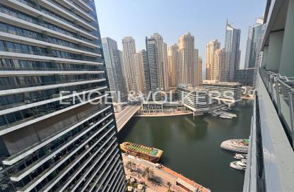 Apartment - Studio - 1 for rent in Silverene Tower B - Silverene - Dubai Marina - Dubai