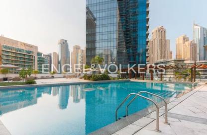 Apartment - Studio - 1 for rent in Silverene Tower B - Silverene - Dubai Marina - Dubai