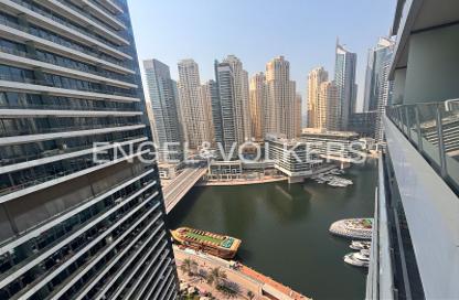 Apartment - Studio - 1 for rent in Silverene Tower B - Silverene - Dubai Marina - Dubai