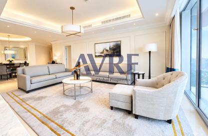 Apartment - 3 - 4 for rent in Kempinski Blvd (The address Blvd) - Downtown Dubai - Dubai