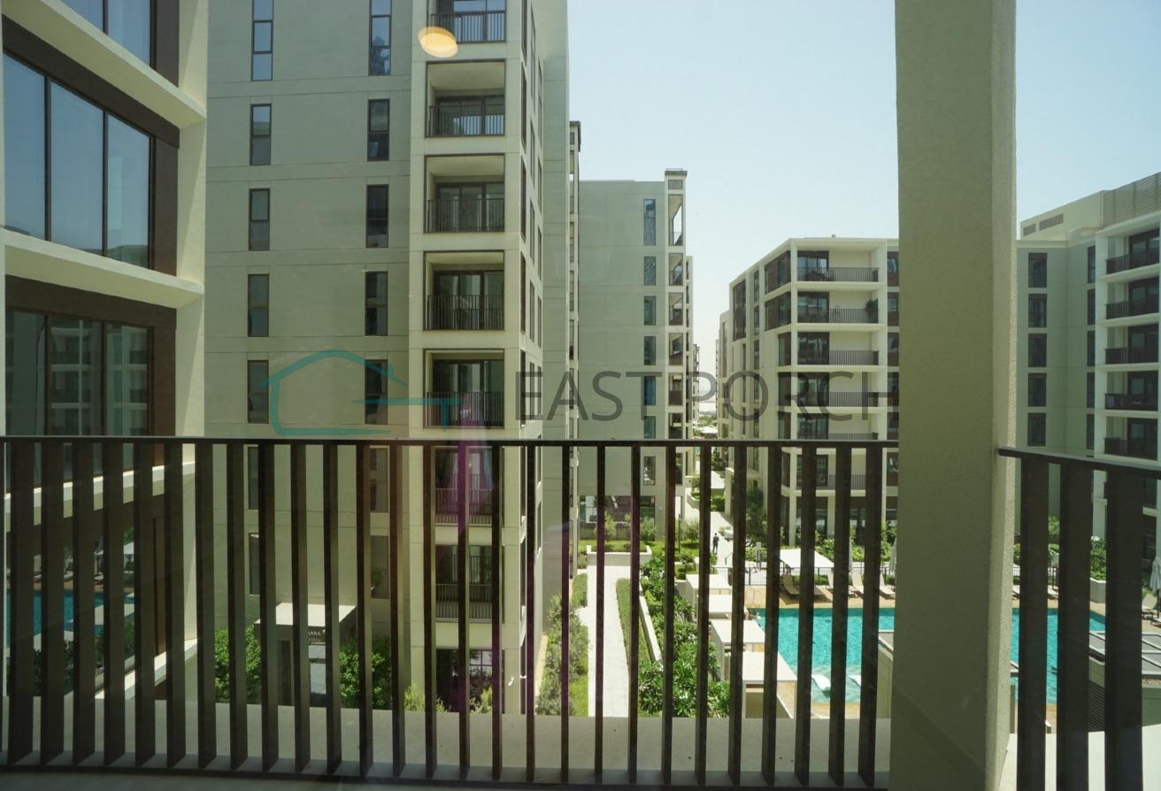 Brand New 1 bed | Pool & Park View | Ready photo 16