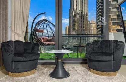 شقة - 2 غرف نوم - 4 حمامات للايجار في برج فيستا 2 - برج فيستا - وسط مدينة دبي - دبي