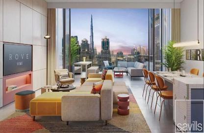 Apartment - Studio - 1 Bathroom for sale in Rove Home Marasi Drive - Business Bay - Dubai