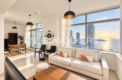 Apartment - 1 - 1 for rent in Botanica Tower - Dubai Marina - Dubai