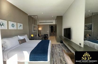Apartment - Studio - 1 Bathroom for rent in Damac Maison Prive B - Damac Maison Prive - Business Bay - Dubai