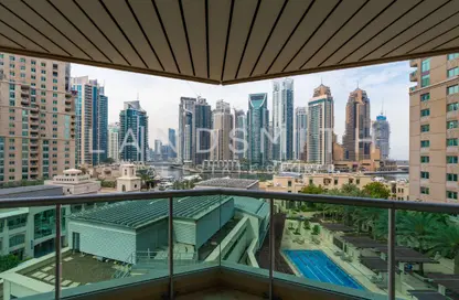 Apartment - 1 Bedroom - 2 Bathrooms for rent in Murjan Tower - Emaar 6 Towers - Dubai Marina - Dubai