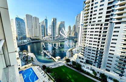 Apartment - Studio - 1 Bathroom for rent in Marina View Tower A - Marina View - Dubai Marina - Dubai