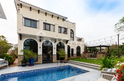 Villa - 5 Bedrooms - 6 Bathrooms for rent in Orange Lake - Jumeirah Golf Estates - Dubai Villa - 5 Bedrooms - 6 Bathrooms for rent in Orange Lake - Jumeirah Golf Estates - Dubai