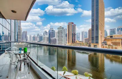 شقة - غرفة نوم - 2 حمامات للايجار في البرج الاوسط - باي سنترال - دبي مارينا - دبي