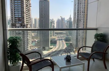 Apartment - Studio - 1 Bathroom for rent in Skyview Tower - Dubai Marina - Dubai