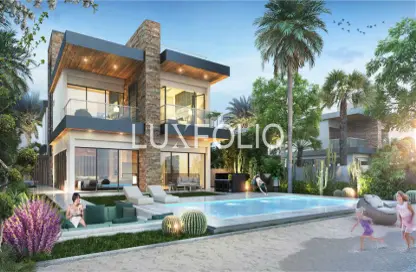 Townhouse - 7 Bedrooms - 7 Bathrooms for sale in Costa Brava 2 - Costa Brava at DAMAC Lagoons - Damac Lagoons - Dubai