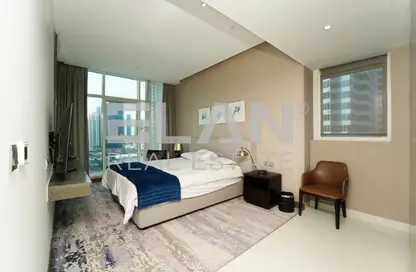 Apartment - Studio - 1 Bathroom for rent in Damac Maison Prive A - Damac Maison Prive - Business Bay - Dubai