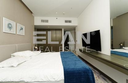 Apartment - Studio - 1 Bathroom for rent in Damac Maison Prive A - Damac Maison Prive - Business Bay - Dubai