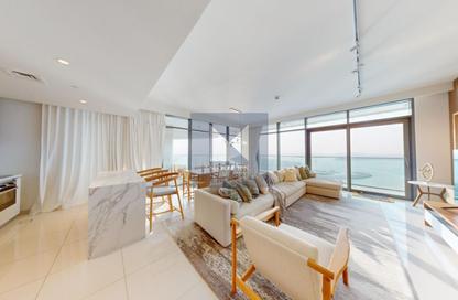 Apartment - 3 Bedrooms - 3 Bathrooms for rent in Beach Vista Tower 1 - Beach Vista - Emaar Beachfront - Dubai Harbour - Dubai