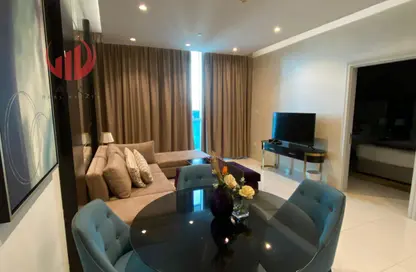 شقة - 2 غرف نوم - 3 حمامات للايجار في برج أبر كريست - وسط مدينة دبي - دبي